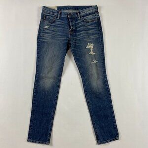 Abercrombie & Fitch The A&F Skinny Jeans Mens 33 x 32 Actual 35 x 32 Cotton